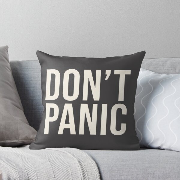 Item preview, Don't Panic Inspirational Quote Design with Bold Typography designed and sold by Ohwawaesthetic.