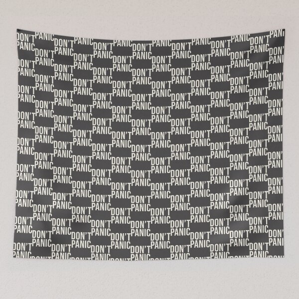 Item preview, Don't Panic Inspirational Quote Design with Bold Typography designed and sold by Ohwawaesthetic.
