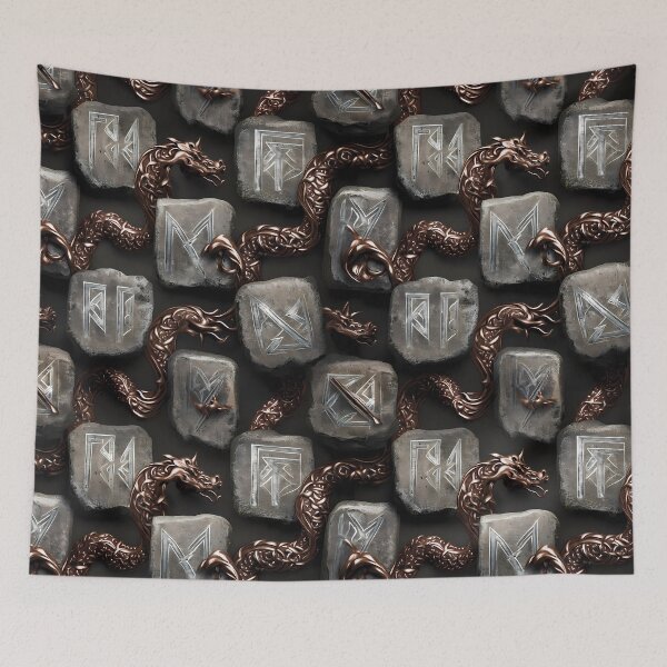 Item preview, Ancient Egyptian Mythology Anubis Ankh Pattern DESIGN 053 designed and sold by The Design Asset Station.