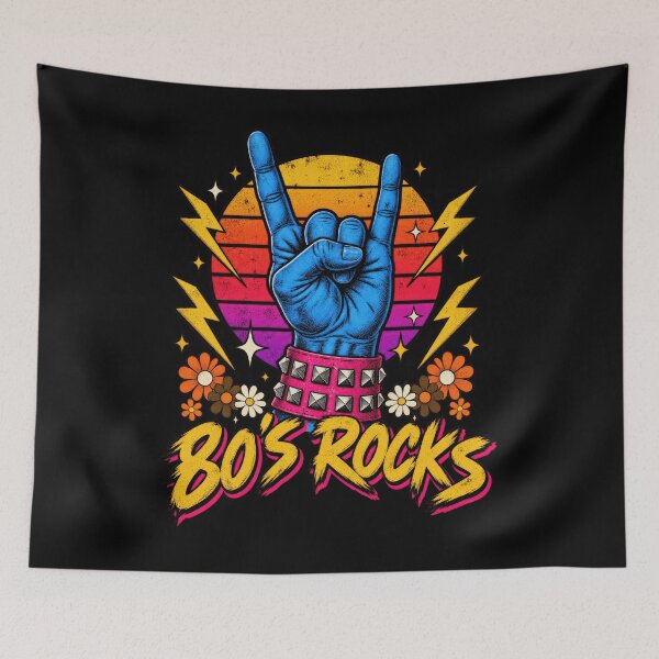 Item preview, Classic Heritage Eighties Rock On Hand Sunset Quotes Humor designed and sold by adiencarteras.