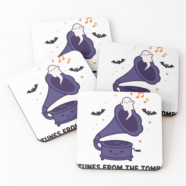 Item preview, Tunes From The Tomb Cute Haunted Gramophone Halloween Tee designed and sold by A Light Worker.