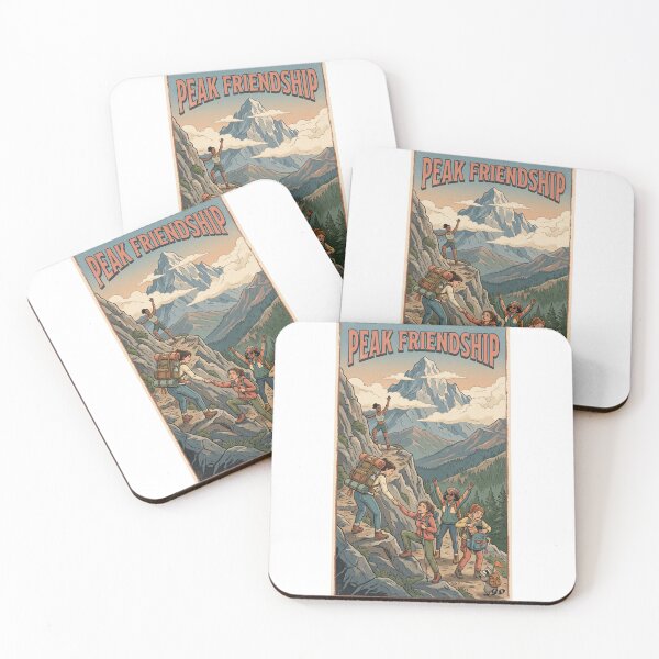 Item preview, Peaks Friendship– Funny Hiking & Outdoor Adventure Design designed and sold by FitEnvy.