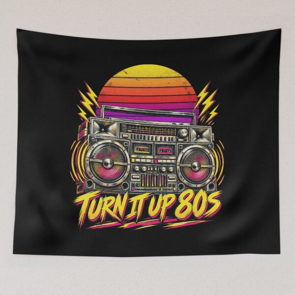 Item preview, Classic Eighties Rock On Hand Sunset Quotes Humor Saying designed and sold by adiencarteras.