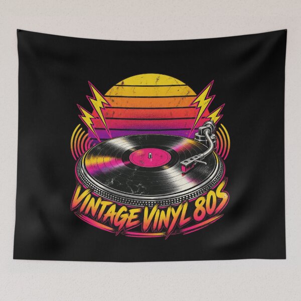 Item preview, Retro Eighties Rock On Hand Sunset Classic Quotes Humor designed and sold by adiencarteras.