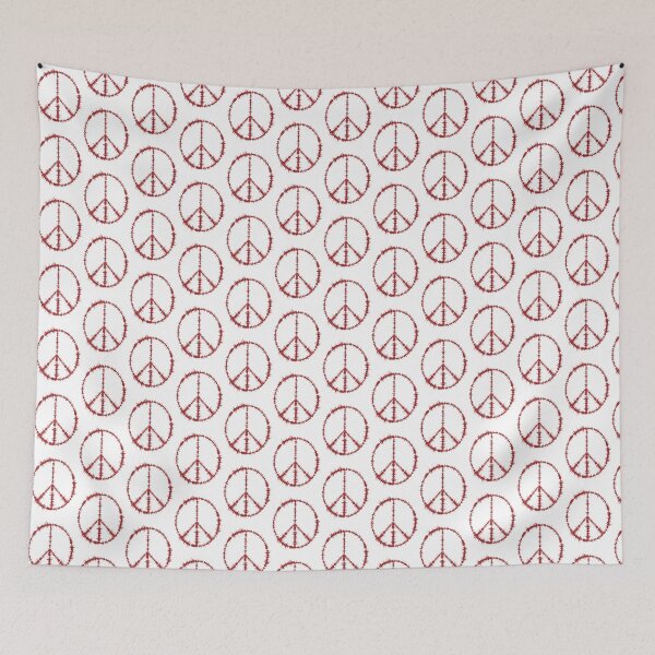 Item preview, Peace Symbol Integrated with Music Wave Design designed and sold by Ohwawaesthetic.