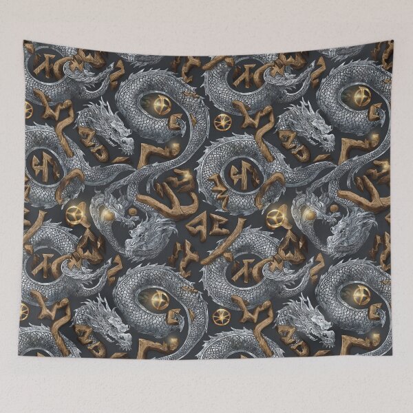 Item preview, Ancient Egyptian Mythology Anubis Ankh Pattern DESIGN 087 designed and sold by The Design Asset Station.