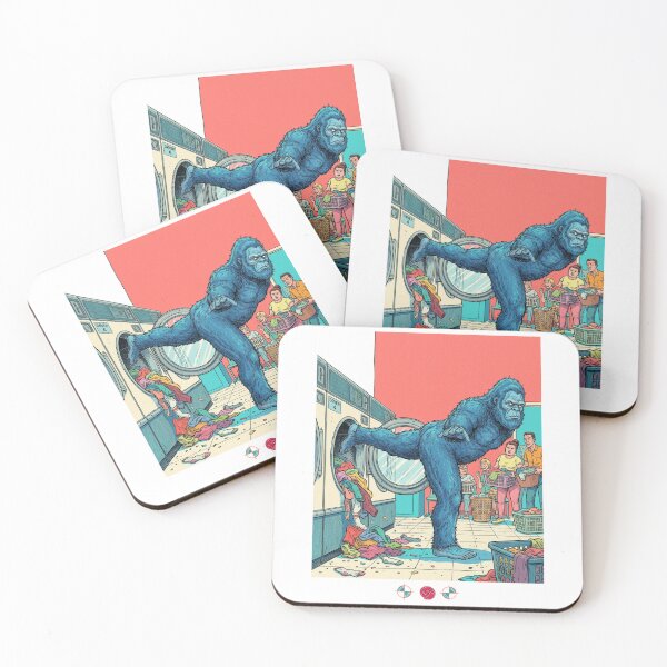 Item preview, Bigfoot Laundromat Yoga - Warrior III Dryer Pose Humor designed and sold by Whimsy Trail Co.