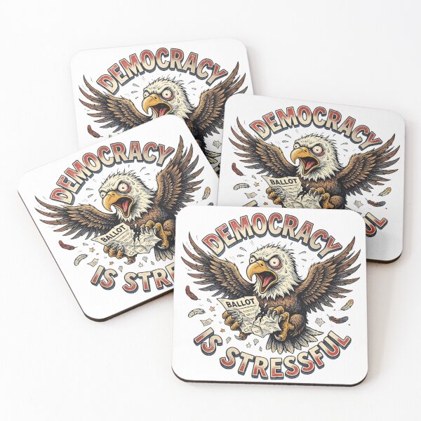 Item preview, American Eagle Election Meltdown – Democracy Is Stressful designed and sold by LuckyInk11.