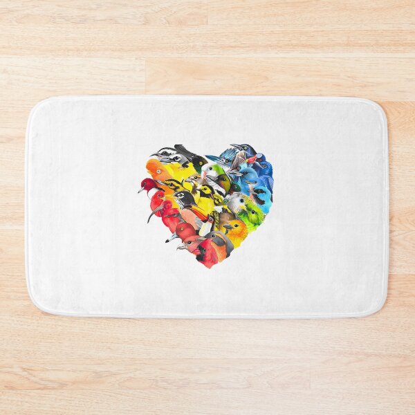 Item preview, Colorful Rainbow Bird with Heart Design for ACLU Fundraiser Support designed and sold by Nexus55.
