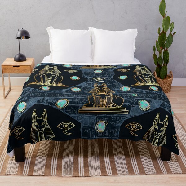 Item preview, Ancient Egyptian Mythology Anubis Ankh Pattern DESIGN 123 designed and sold by The Design Asset Station.