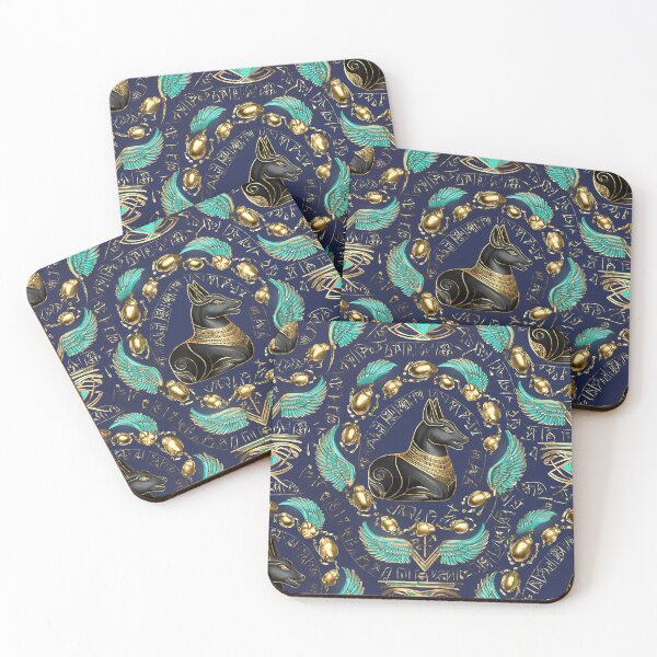 Item preview, Ancient Egyptian Mythology Anubis Ankh Pattern DESIGN 163 designed and sold by The Design Asset Station.