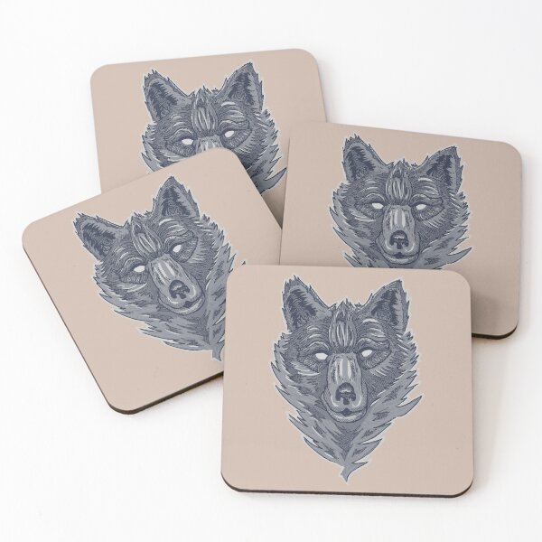 Item preview, Wolf Portrait | Animal Art | Wild Spirit Design designed and sold by Half Mess.