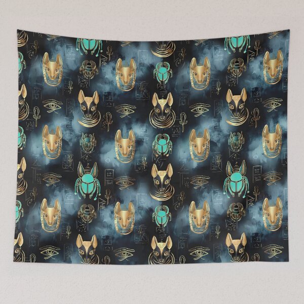 Item preview, Ancient Egyptian Mythology Anubis Ankh Pattern DESIGN 151 designed and sold by The Design Asset Station.