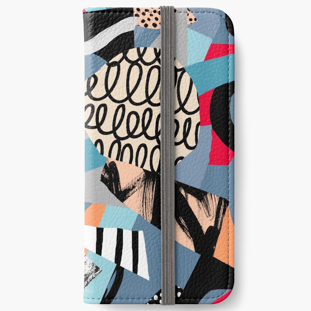 Blue universe II iPhone Wallet