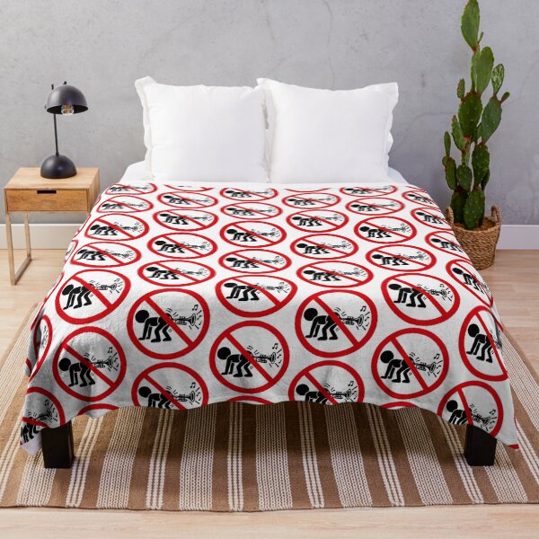 Item preview, No Trumpet Playing Funny Prohibition Sign designed and sold by MonkiFlipp.