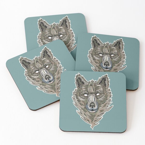 Item preview, Wolf Portrait | Animal Art | Wild Spirit Design designed and sold by Half Mess.