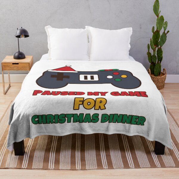 Item preview, Paused My Game For Christmas Dinner Funny Gamer Christmas designed and sold by Bornprints.