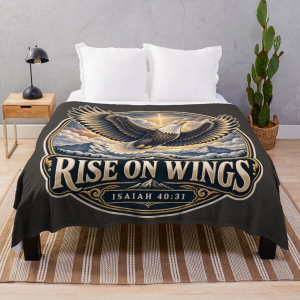 Item preview, Wings Like Eagles Christian Eagle designed and sold by BROHLine Studio.