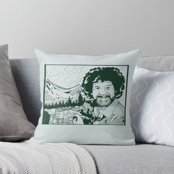 Item preview, Bob Ross painting | Pop Art Inspired Illustration designed and sold by pinkybat.