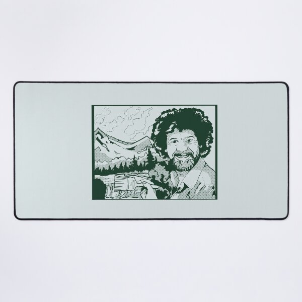 Item preview, Bob Ross painting | Pop Art Inspired Illustration designed and sold by pinkybat.