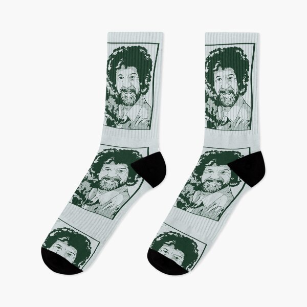 Item preview, Bob Ross painting | Pop Art Inspired Illustration designed and sold by pinkybat.