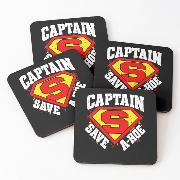 Item preview, Captain Save a Hoe Funny Superhero Slogan designed and sold by RDGNR.