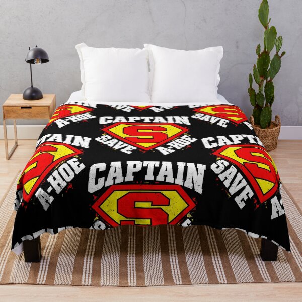 Item preview, Captain Save a Hoe Funny Superhero Slogan designed and sold by RDGNR.