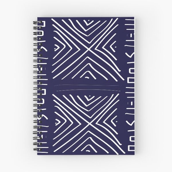 Item preview, Bogolan Mud Cloth Pattern Blue designed and sold by Wolagno.