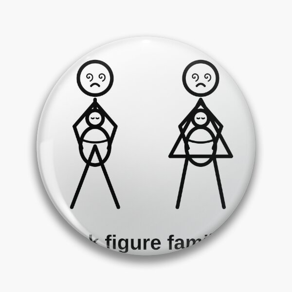 Item preview, Stick Figure Family Two Babies Zero Sleep designed and sold by porchswings.