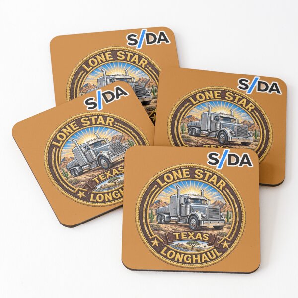 Item preview, Lone Star Texas Longhaul Truck Driver Emblem kierowca tira designed and sold by WarriorVision.