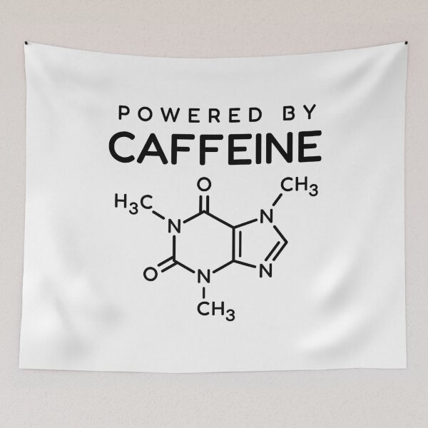 Item preview, Powered By Caffeine Chemical Formula designed and sold by VectorForge Studio.