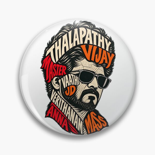 Item preview, Master Thalapathy Vijay JD John Durairaj Vintage Art designed and sold by Fashvora.