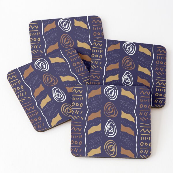 Item preview, Mud Cloth Pattern blue designed and sold by Wolagno.