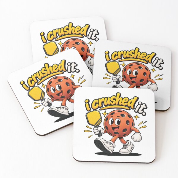 Item preview, I Crush It – Funny Pickleball Champion Cartoon Design designed and sold by IrhaArts.