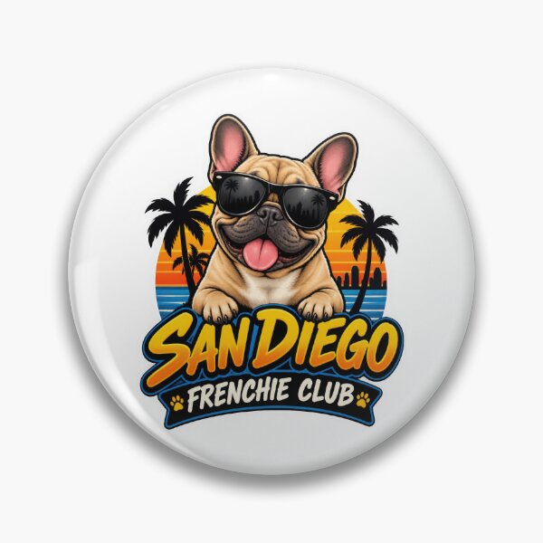 Item preview, San Diego Frenchie Club – Cute French Bulldog Design for San Diego Dog Owners designed and sold by LazyOwlStore.
