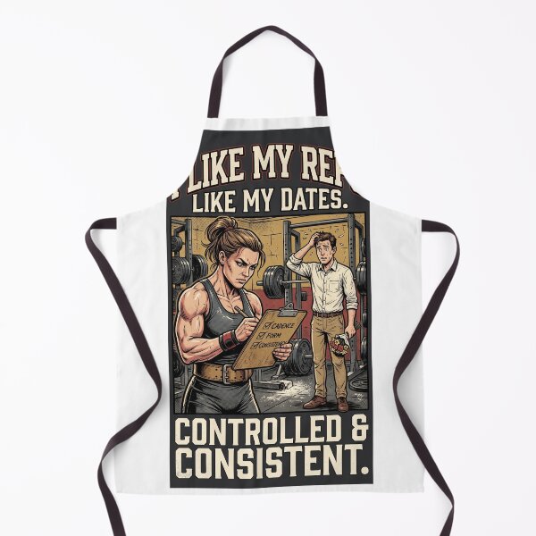 Item preview, I Like My Reps Like My Dates – Controlled and Consistent Funny Gym Humor designed and sold by FitEnvy.