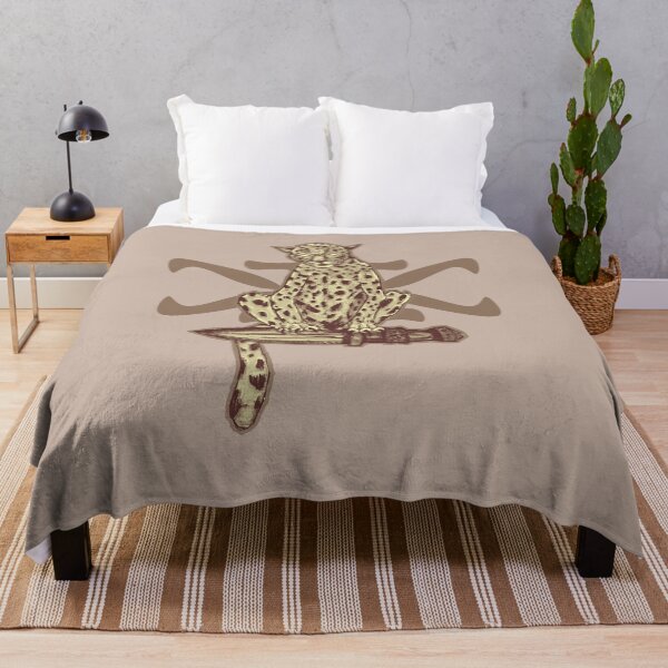 Item preview, Leopard & Dagger | Tribal Animal Art | Wildlife Illustration designed and sold by Half Mess.