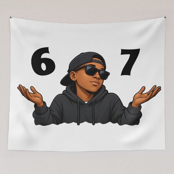 Item preview, Six Seven Hoodie Kid designed and sold by zakvisuals.
