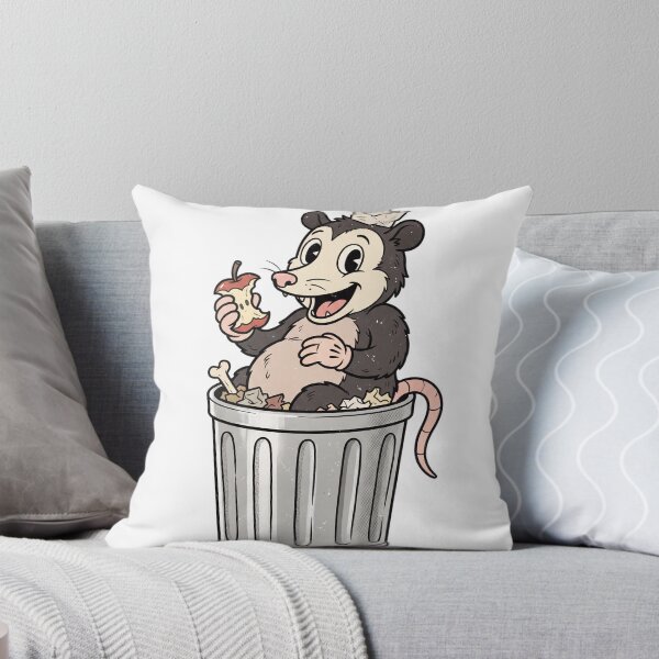 Item preview, Chaos King Trash Possum Funny Retro Cartoon Mascot designed and sold by SADesigner2021.