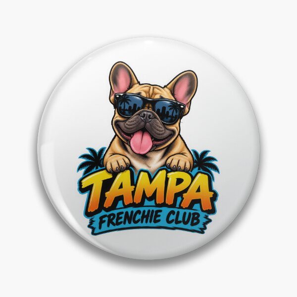 Item preview, Tampa Frenchie Club – Cute French Bulldog Design for Tampa Dog Owners designed and sold by LazyOwlStore.