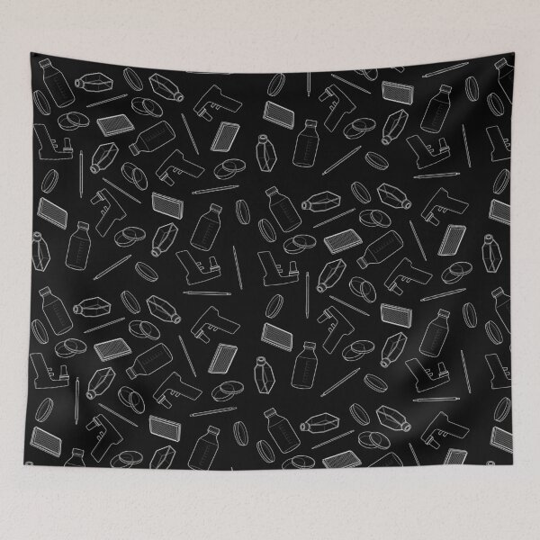 Item preview, White Cell Culture Pattern designed and sold by emmacatwheels.