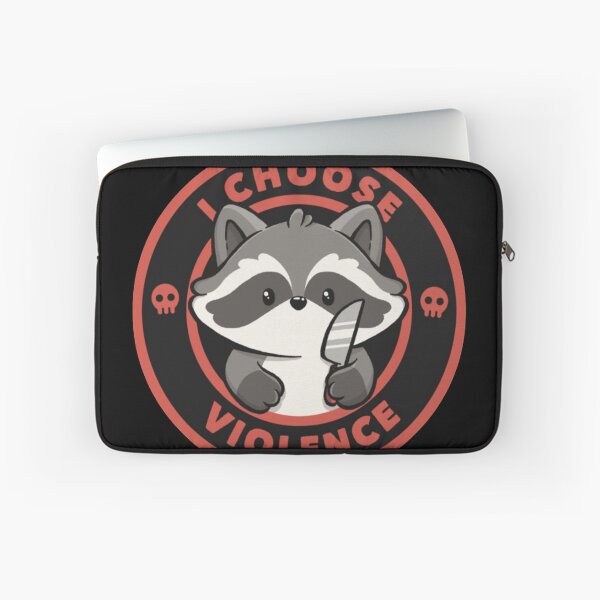 Item preview, I Choose Violence Funny Raccoon designed and sold by brendagunderson.