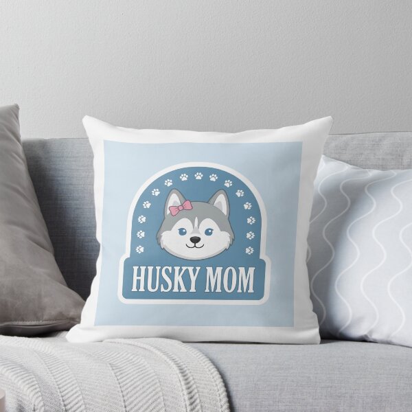 Item preview, Husky Mom Vintage Dog Badge Sticker designed and sold by SniffGiggle.