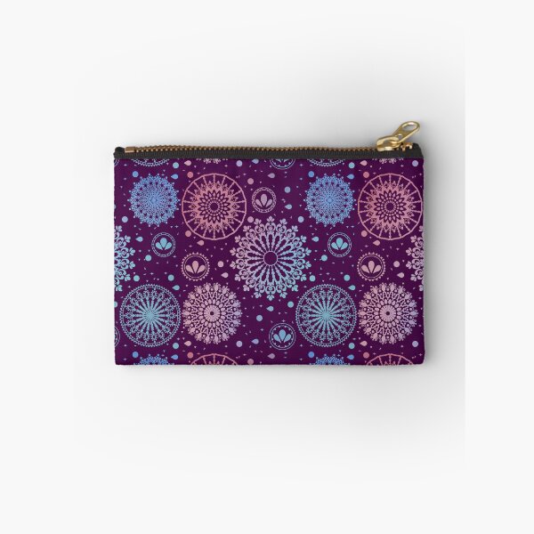 Item preview, Blue and Pink Mandalas on Plum  designed and sold by JaygiesDesign.