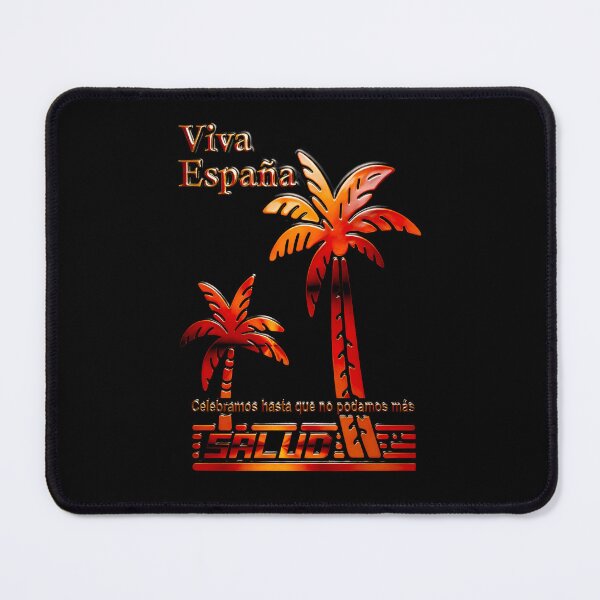 Item preview, Viva Espana - Salud - Palm Trees in 3D - Illusion Tin Sign designed and sold by Segasprojects.