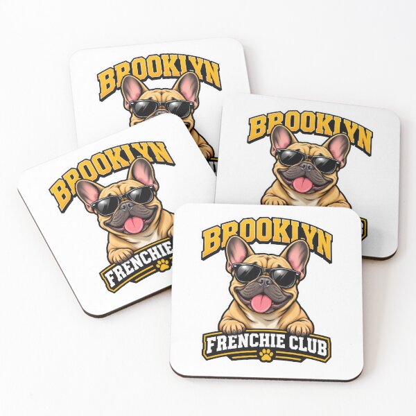 Item preview, Brooklyn Frenchie Club – Cute French Bulldog Design for Brooklyn Dog Owners designed and sold by LazyOwlStore.