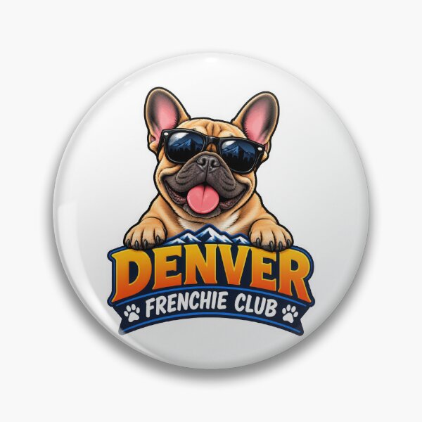 Item preview, Denver Frenchie Club – Cute French Bulldog Design for Denver Dog Owners designed and sold by LazyOwlStore.