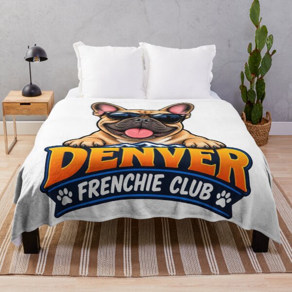 Item preview, Denver Frenchie Club – Cute French Bulldog Design for Denver Dog Owners designed and sold by LazyOwlStore.