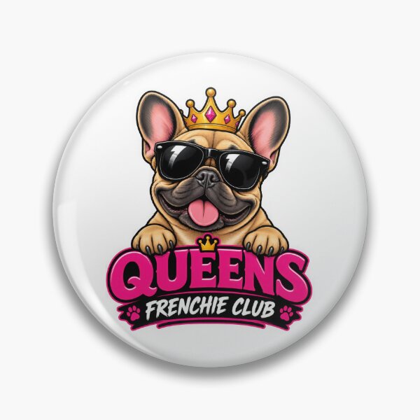 Item preview, Queens Frenchie Club – Cute French Bulldog Design for Queens Dog Owners designed and sold by LazyOwlStore.