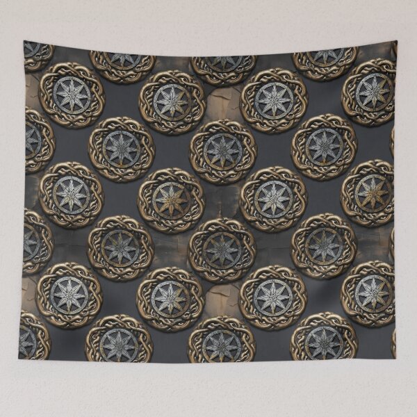Item preview, Egyptian Hieroglyph Gold Scarab Symbol Seamless Pattern DESIGN 2444 designed and sold by The Design Asset Station.